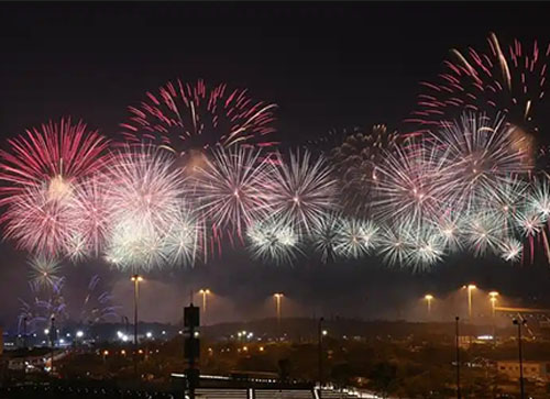 夏邑县焰火晚会